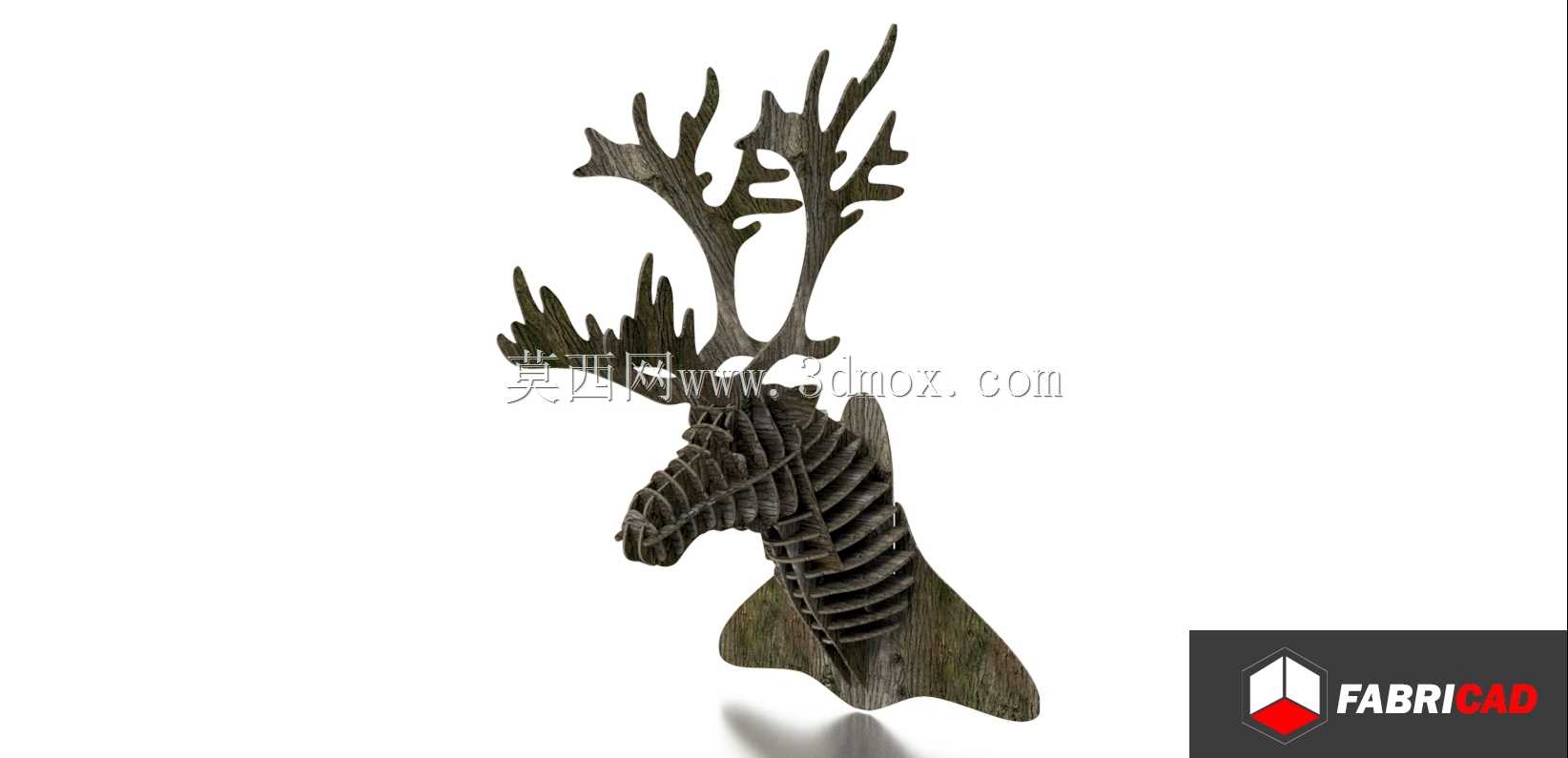 鹿头激光切割-(CABEZA DE VENADO CORTE LASER)