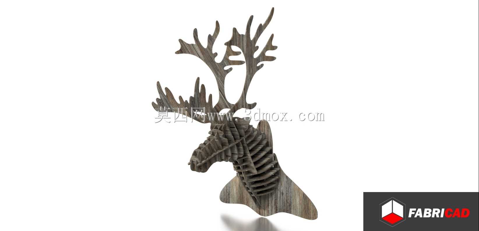 鹿头激光切割-(CABEZA DE VENADO CORTE LASER)