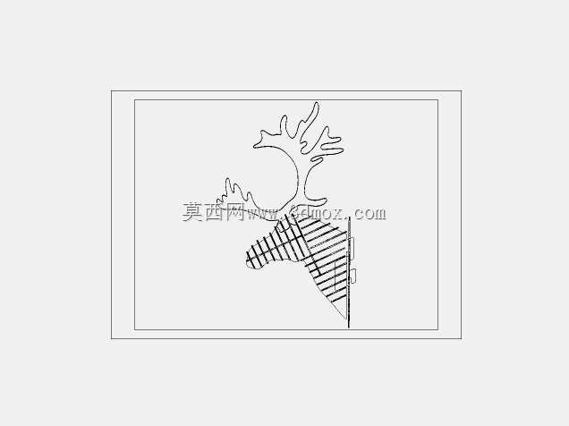 鹿头激光切割-(CABEZA DE VENADO CORTE LASER)