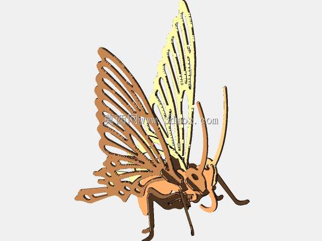 激光蝴蝶1切割-(MARIPOSA 1 CORTE激光)