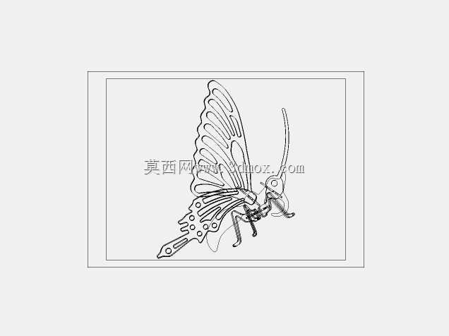 激光蝴蝶1切割-(MARIPOSA 1 CORTE激光)