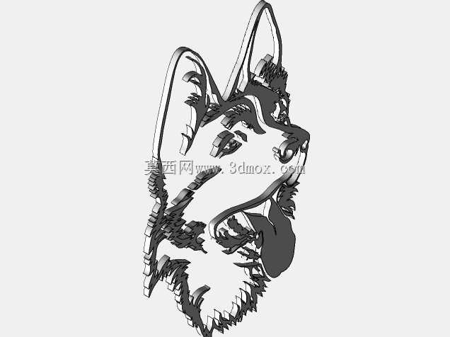德国牧羊犬激光切割