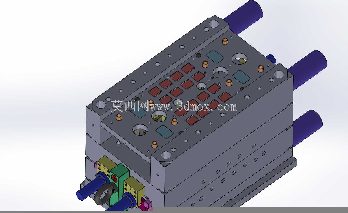 ?ift hareketli ma?al?plastik kal?p(双作用芯塑料)模具