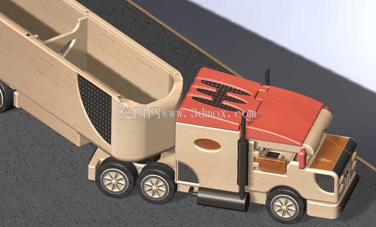 TTT-带拖车的玩具卡车-内置娱乐功能