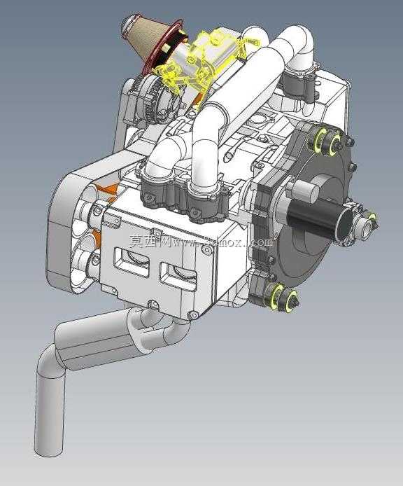 适用于轻型直升机的斯巴鲁EJ20/EJ25