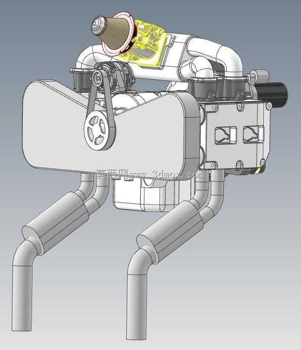 适用于轻型直升机的斯巴鲁EJ20/EJ25