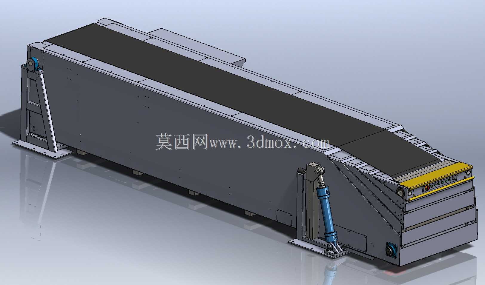 五段伸缩式带式输送机的三维设计
