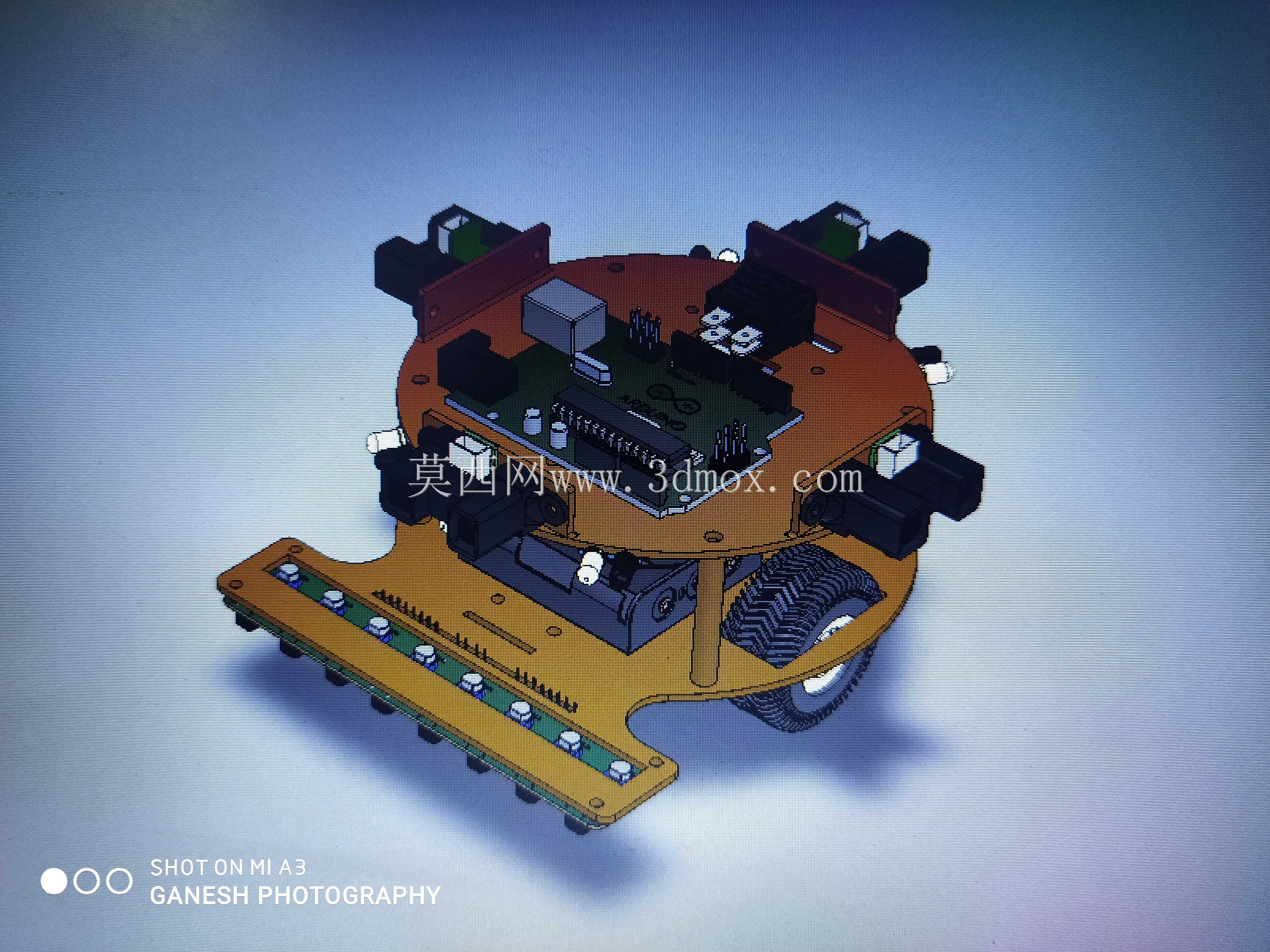 线跟随机器人Solidworks 2016