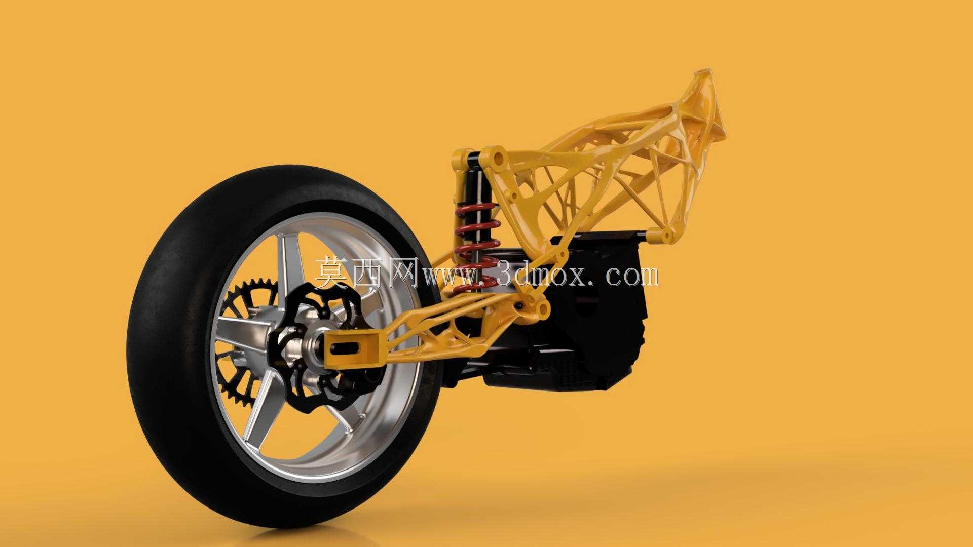 基于生成设计技术的Motorcrycle模型