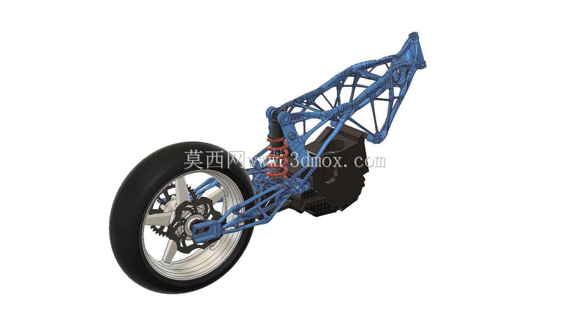 基于生成设计技术的Motorcrycle模型