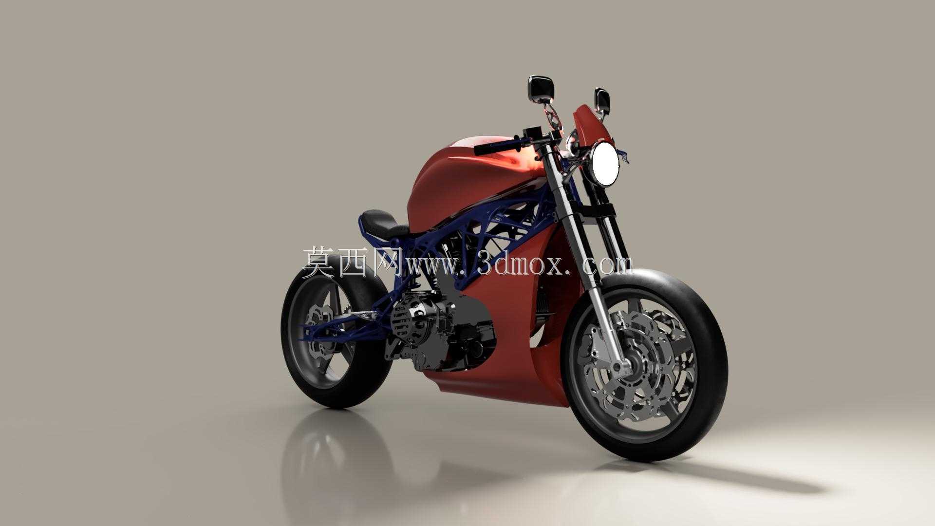 基于生成设计技术的Motorcrycle模型