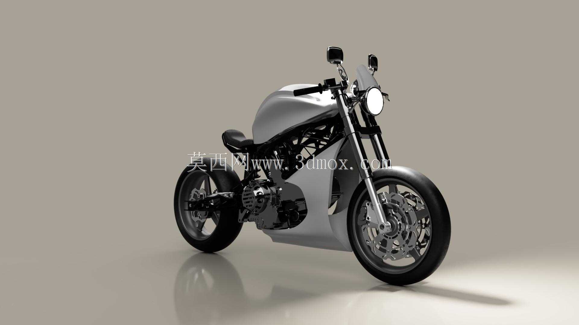 基于生成设计技术的Motorcrycle模型