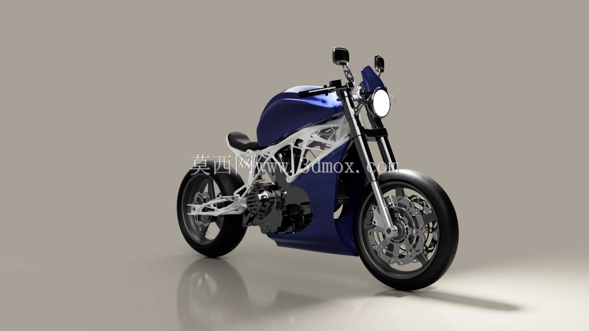 基于生成设计技术的Motorcrycle模型