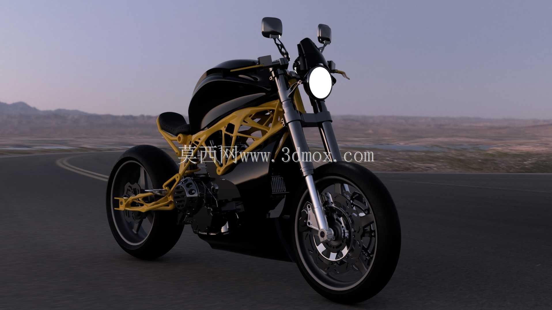 基于生成设计技术的Motorcrycle模型