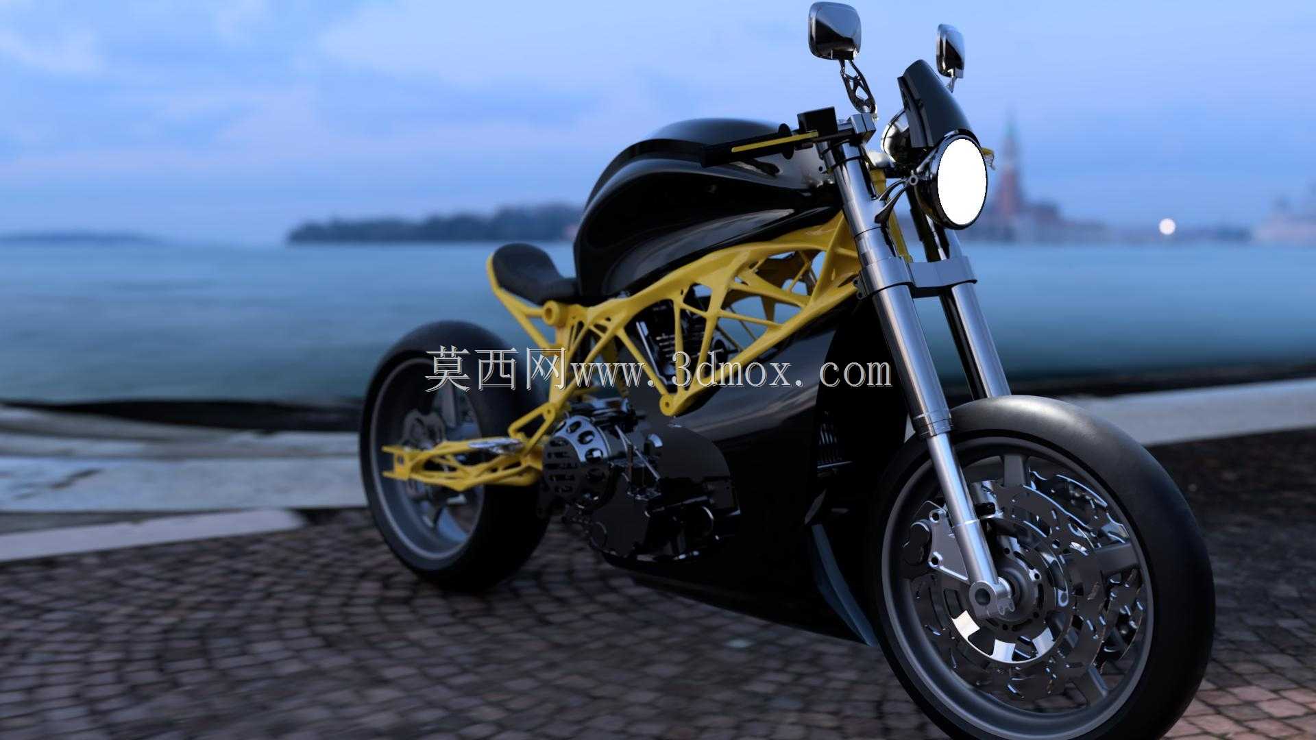 基于生成设计技术的Motorcrycle模型