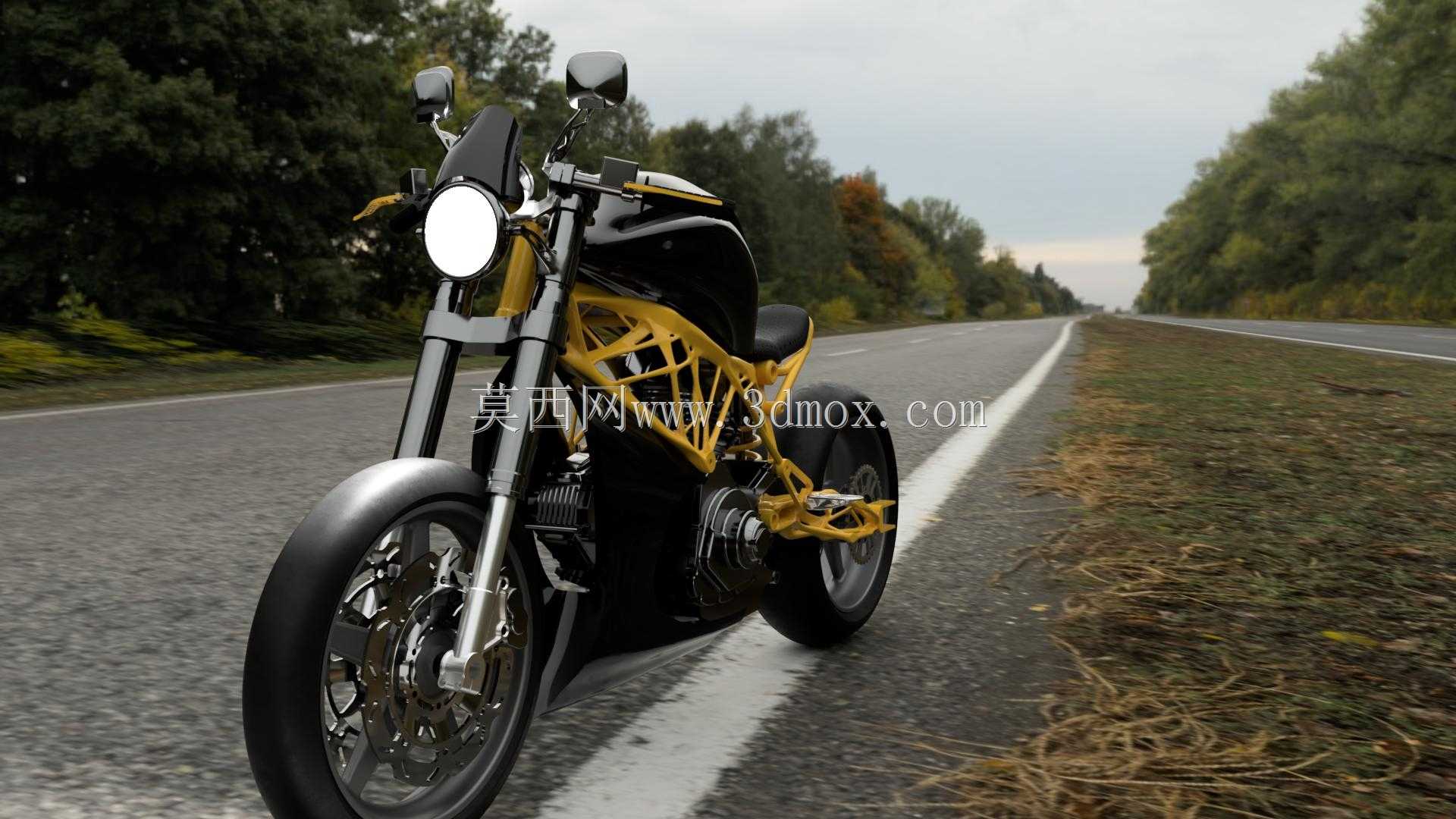 基于生成设计技术的Motorcrycle模型