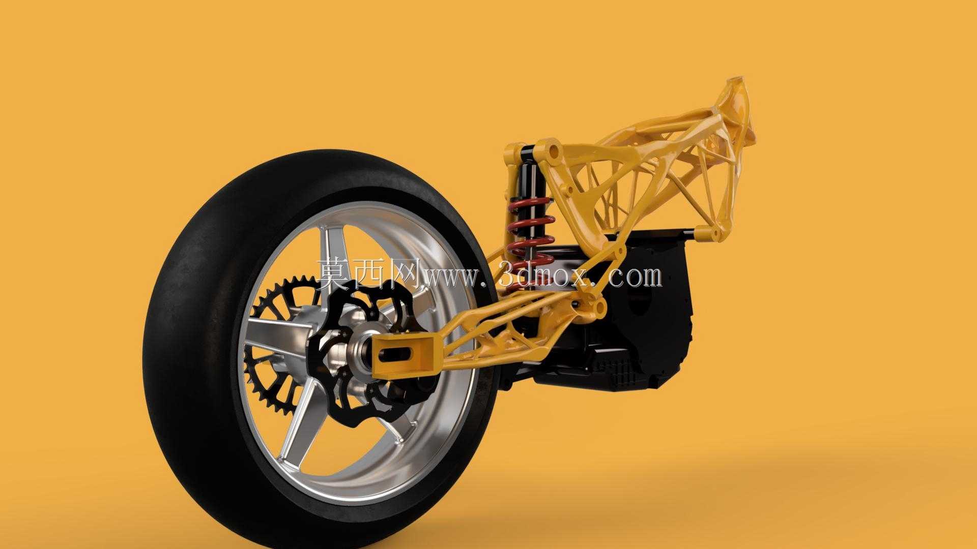 基于生成设计技术的Motorcrycle模型