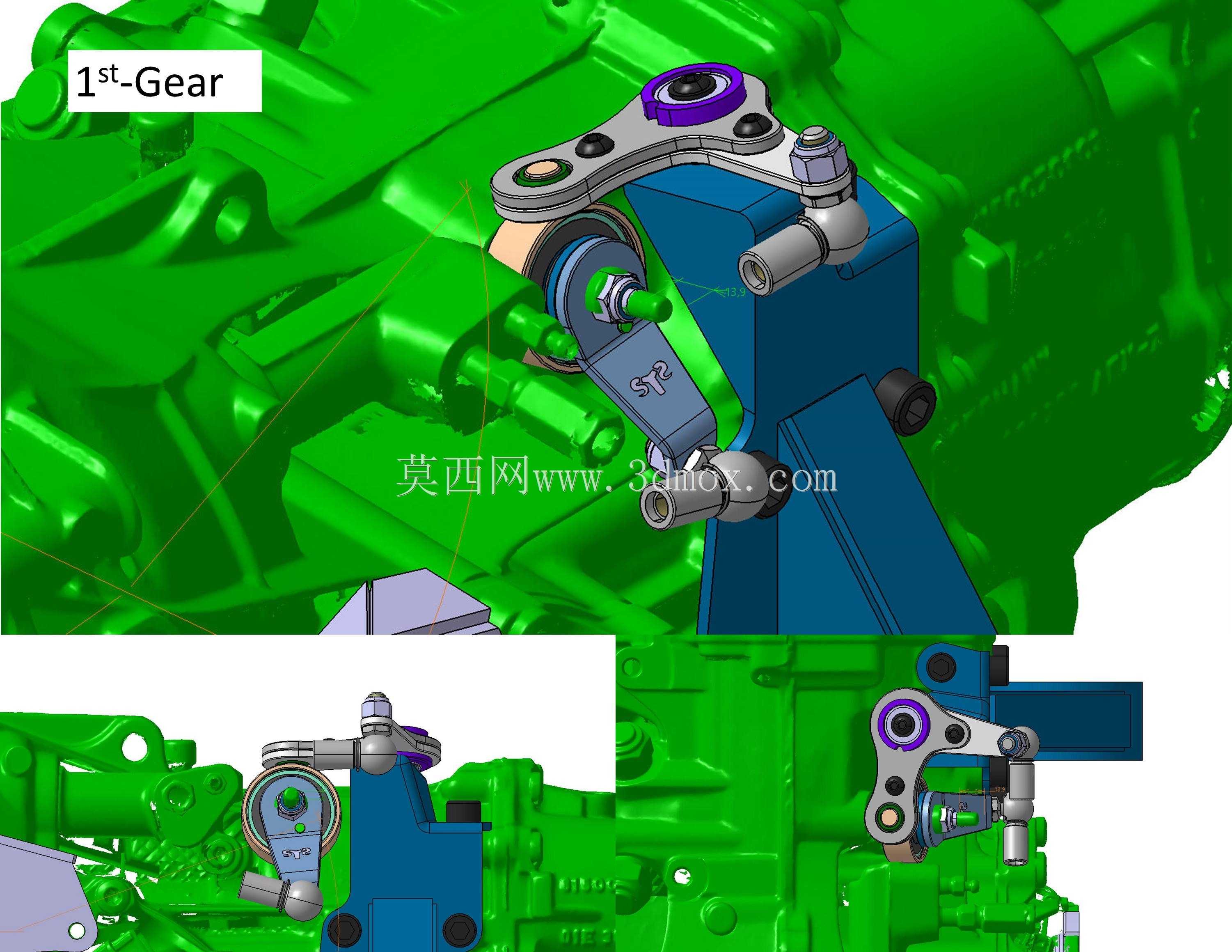 奥迪01E(FWD)6速变速箱