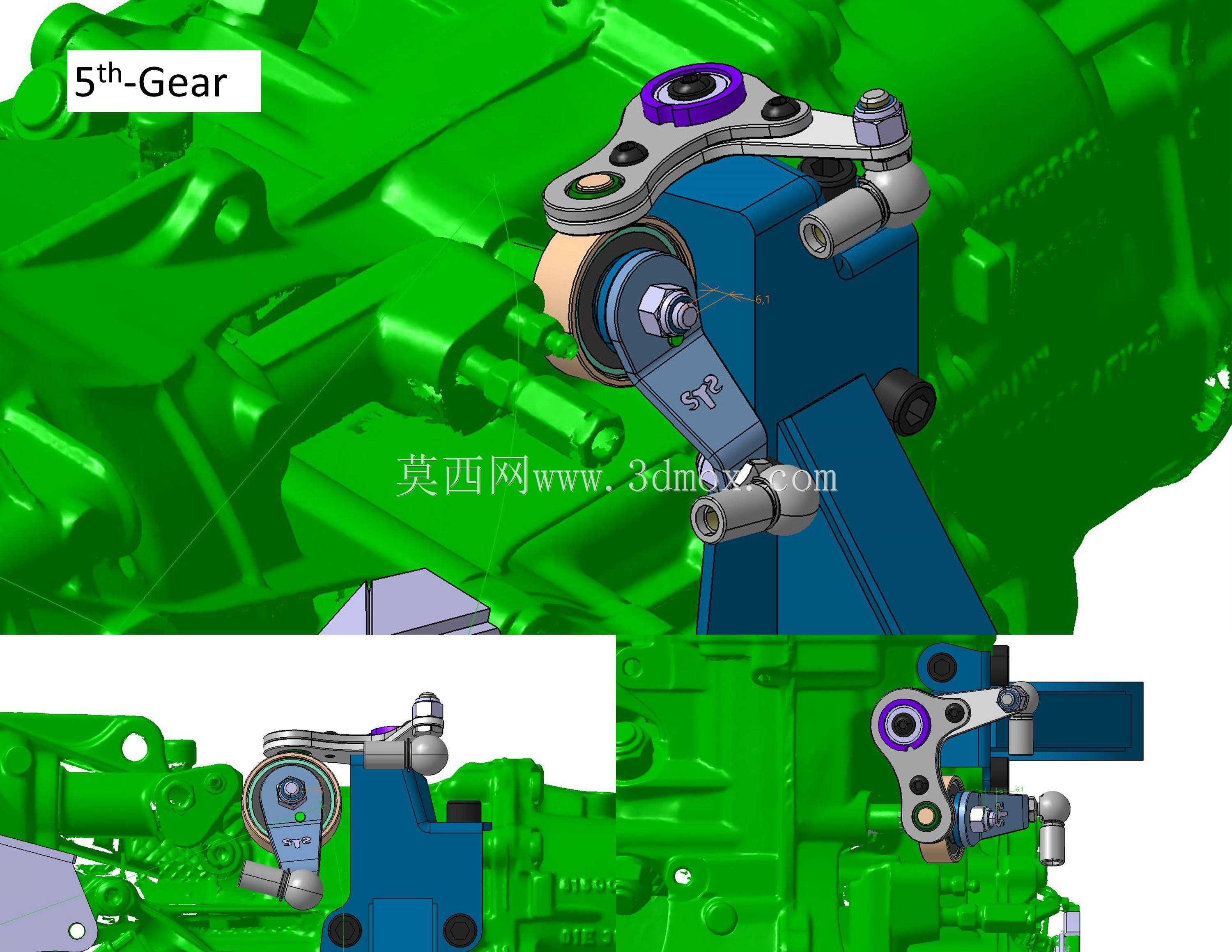 奥迪01E(FWD)6速变速箱