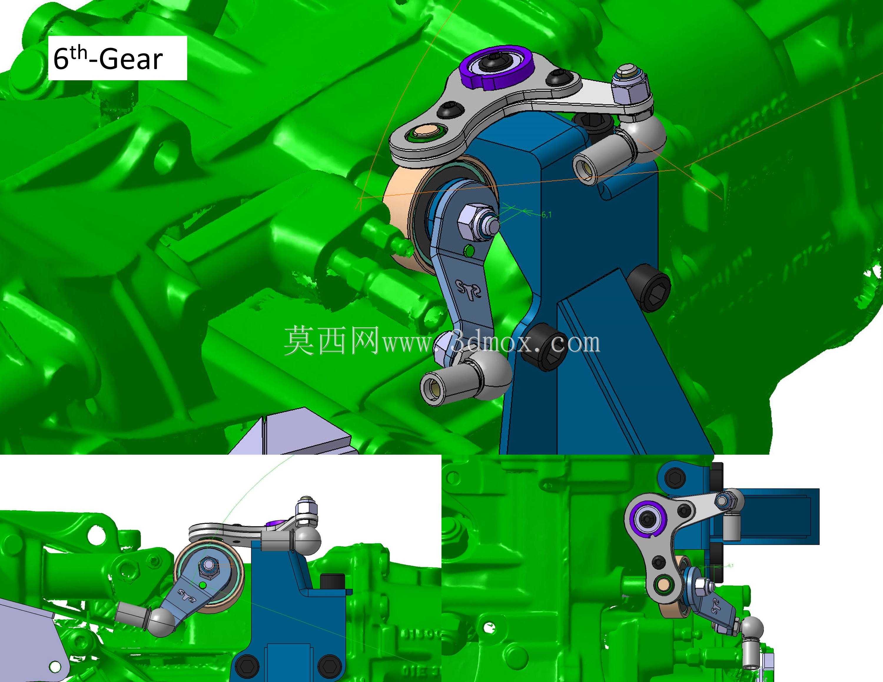 奥迪01E(FWD)6速变速箱