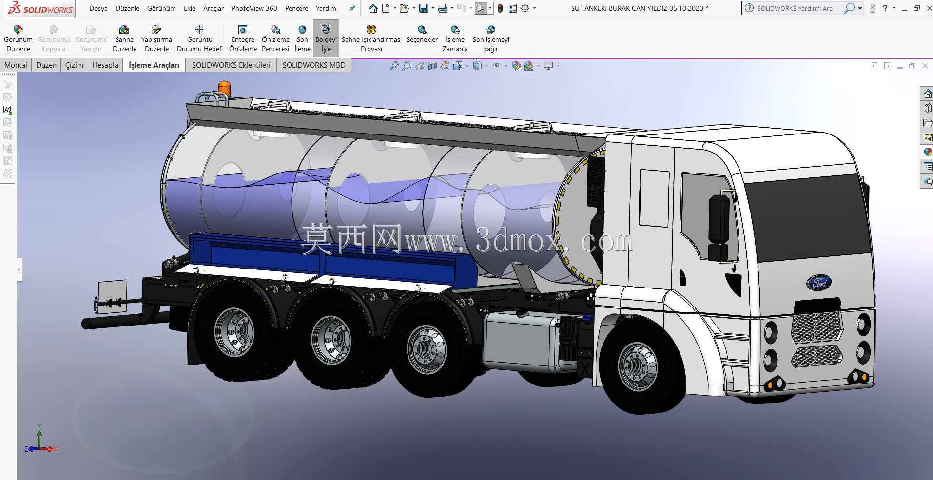 福特公路卡车、运水车
