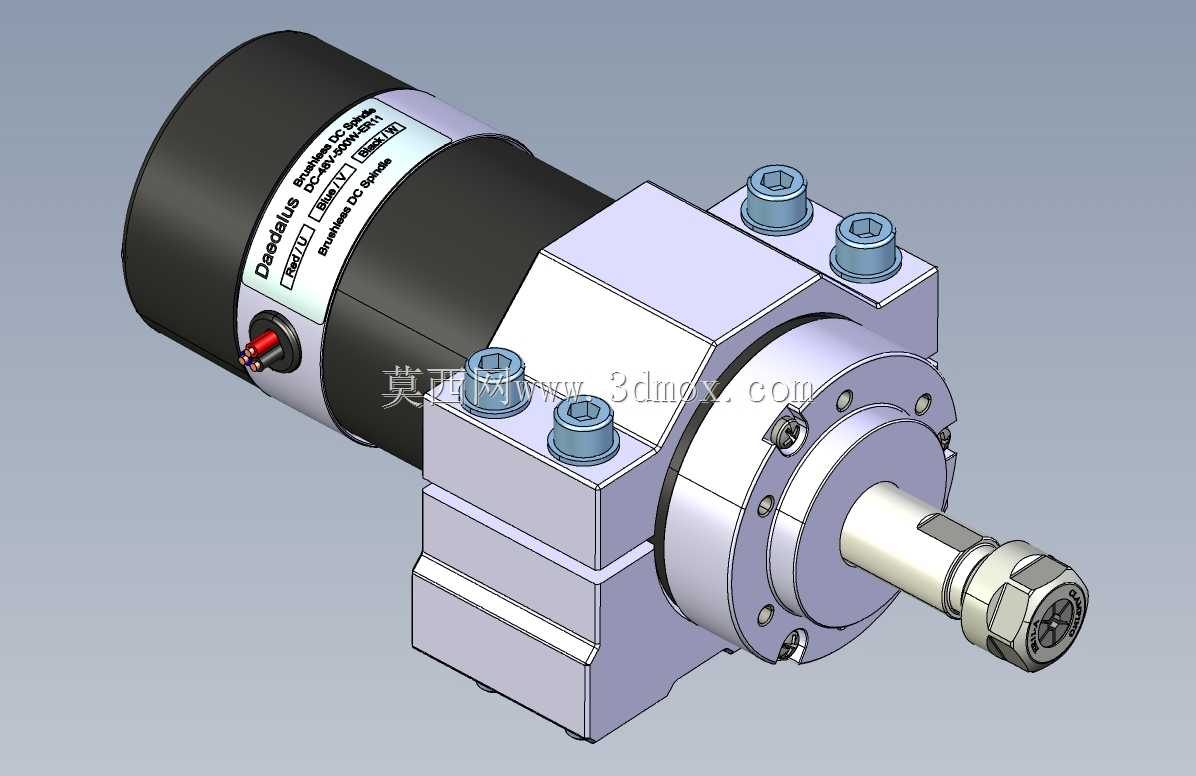 ������ˢDC-48V-500W-ER11+֧�ܼ�ǯ55mm