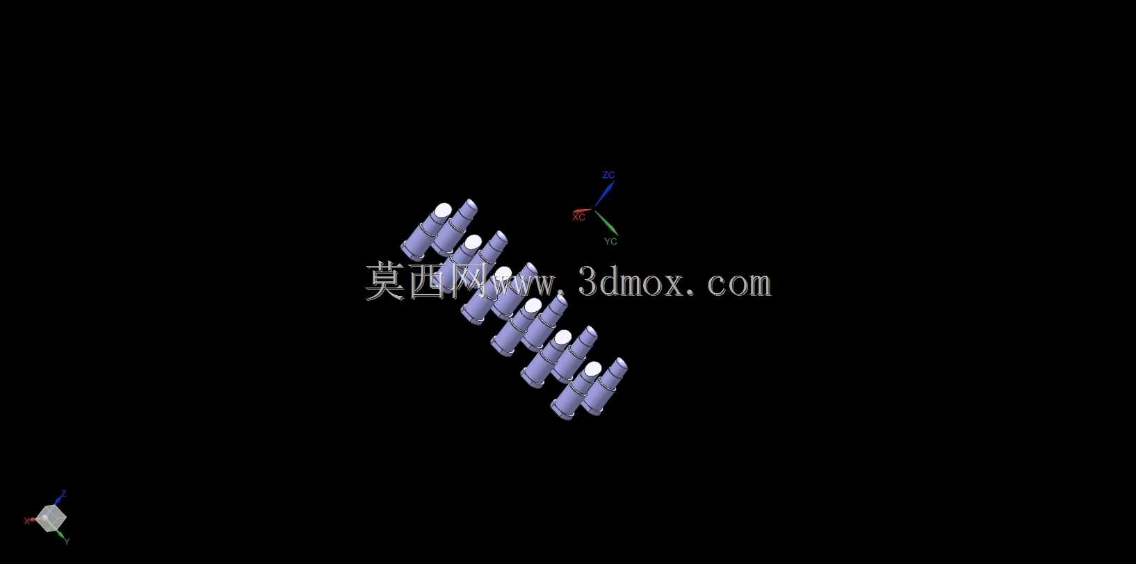 脱模PVC 90度弯头/D21。(模具2板)