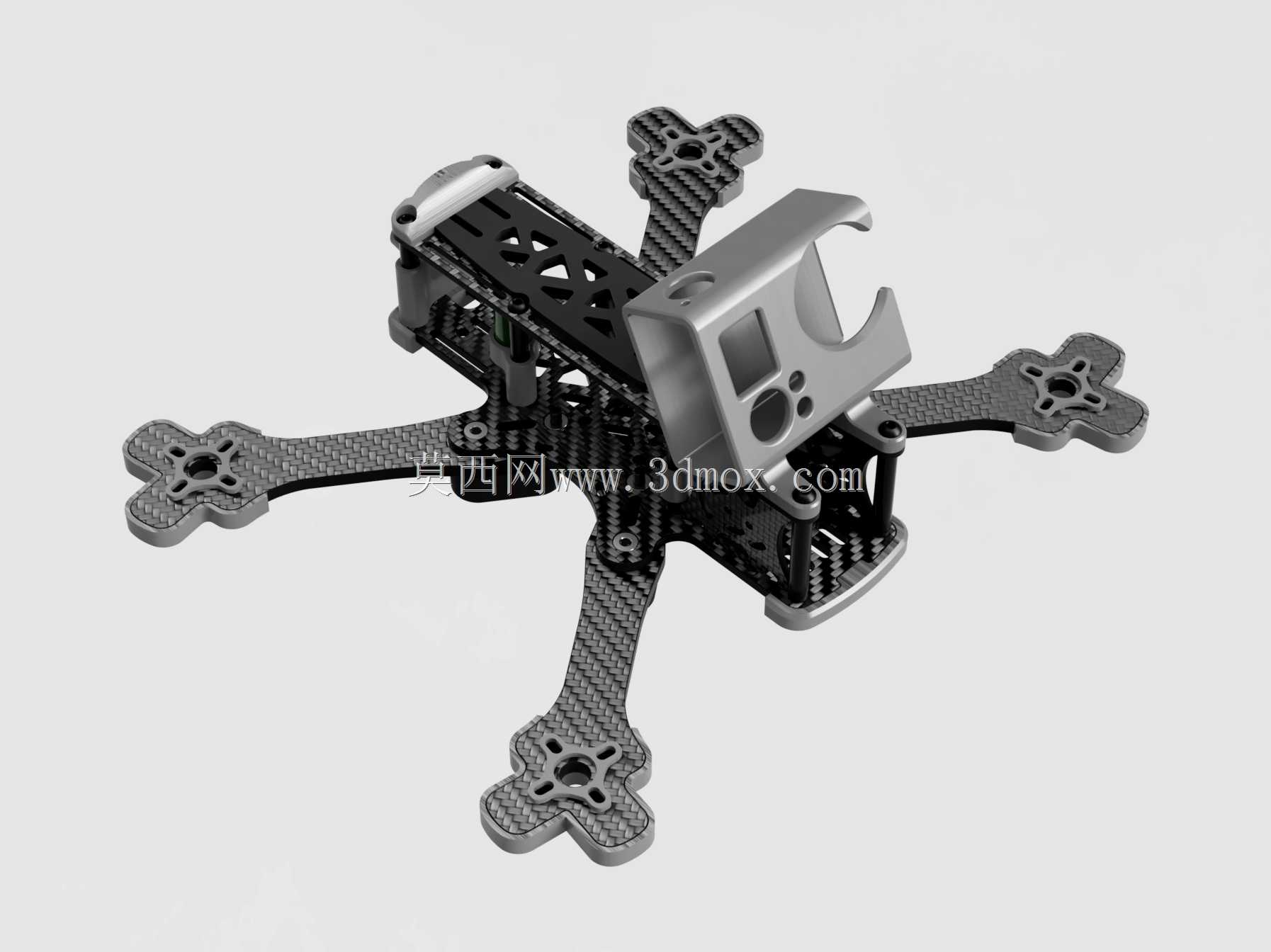 TBS Source One V3-装配框架,带3D打印支架和附件