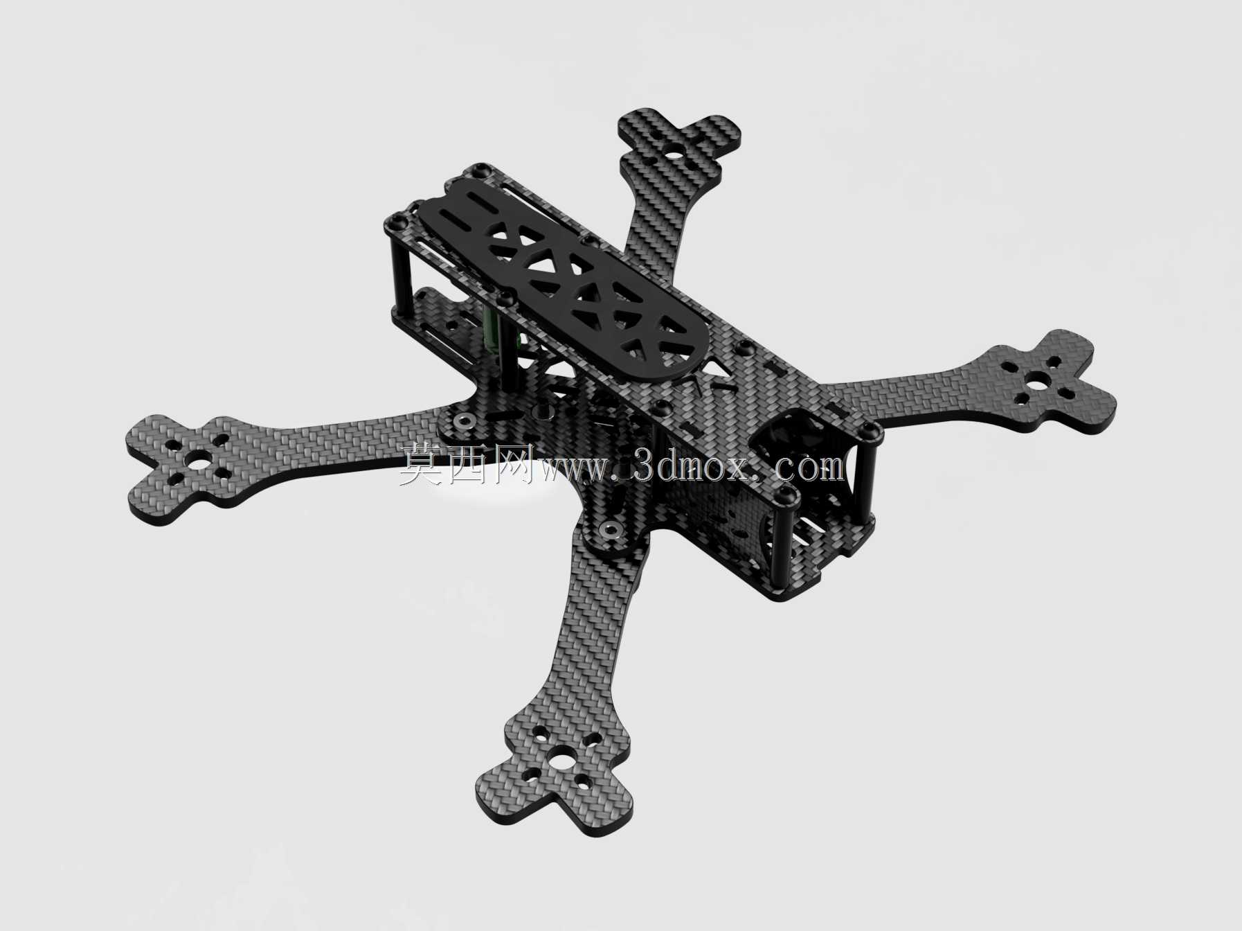 TBS Source One V3-装配框架,带3D打印支架和附件
