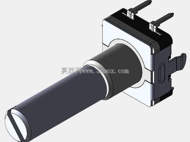 11mm金属轴旋转编码器THT-垂直,带推入式开关