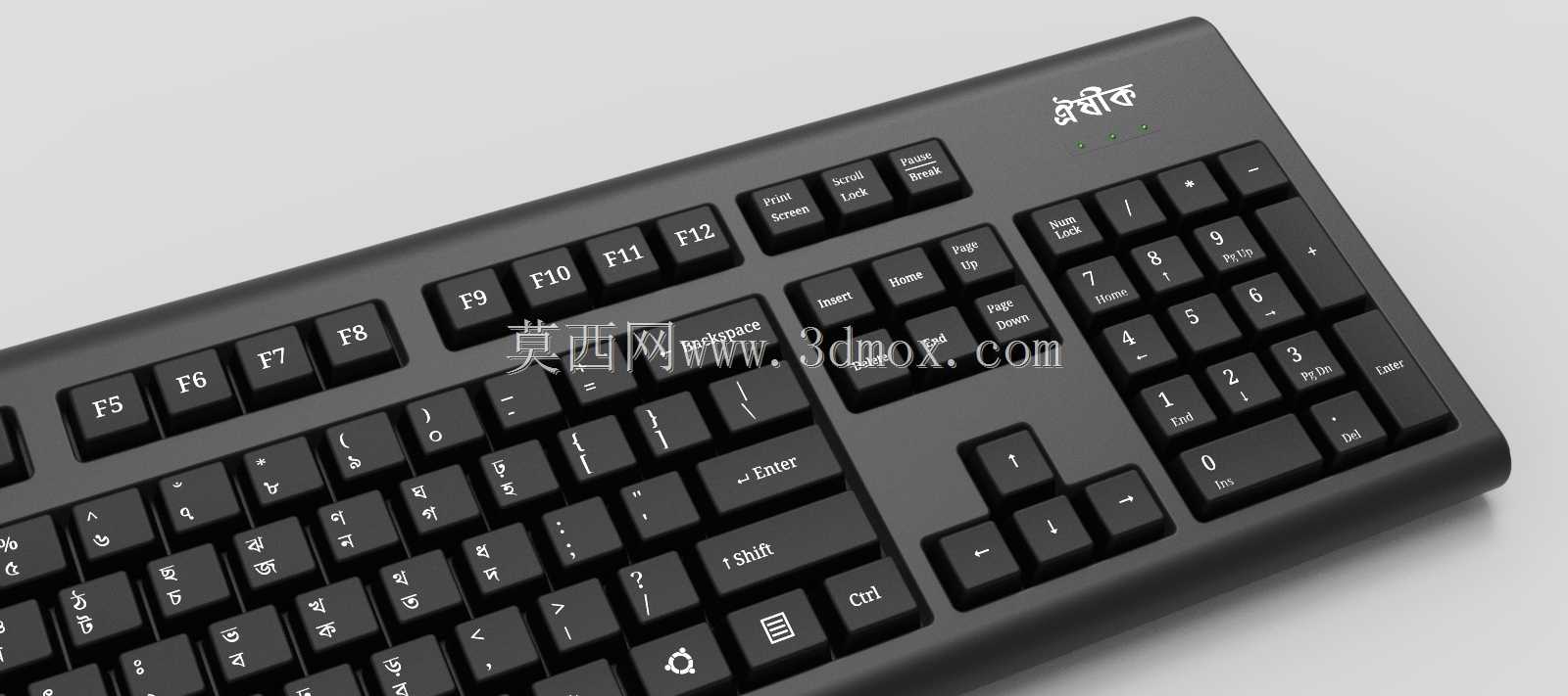 孟加拉语布局的计算机键盘模型