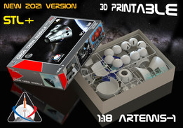 1:18比例-LM“ARTEMIS-1”猎户座乘员模型(STL/STP/IGS)
