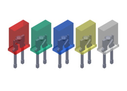 ����LED 2x5mm