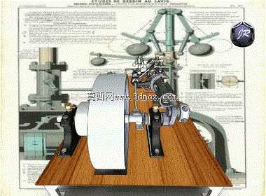 Corliss��������M��quina de Vapor Corliss��