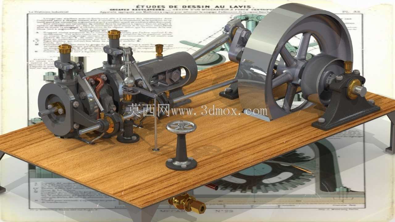 Corliss��������M��quina de Vapor Corliss��