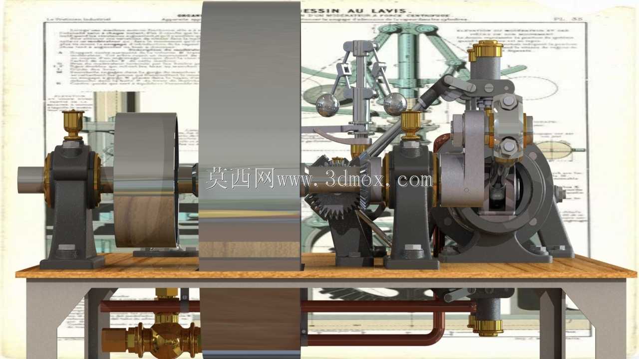 Corliss��������M��quina de Vapor Corliss��