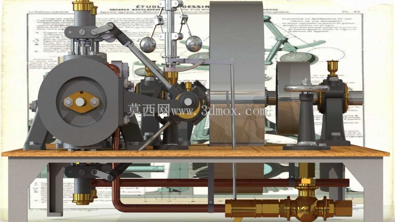 Corliss��������M��quina de Vapor Corliss��