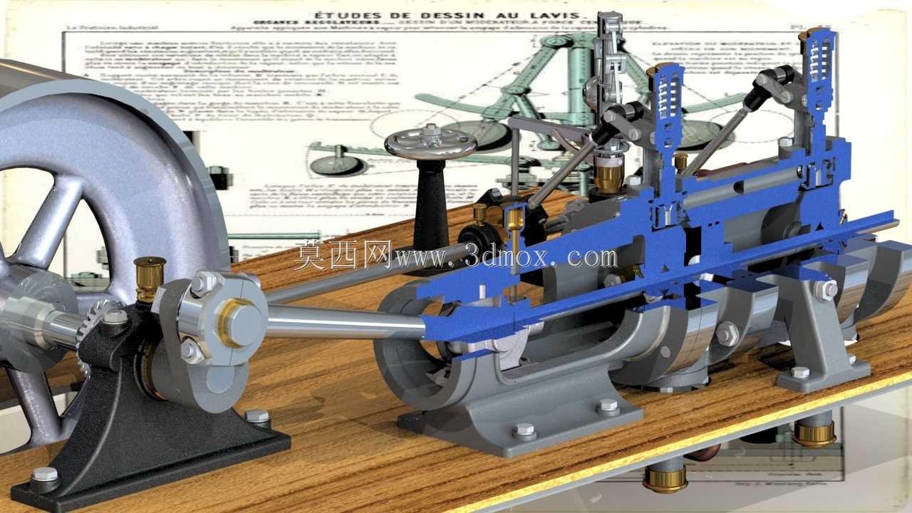 Corliss��������M��quina de Vapor Corliss��