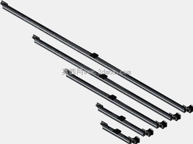Nema 17 V型槽皮带驱动执行机构30,50100150200 cm