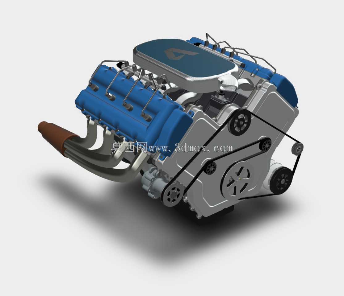 V8发动机-由Autodesk制造