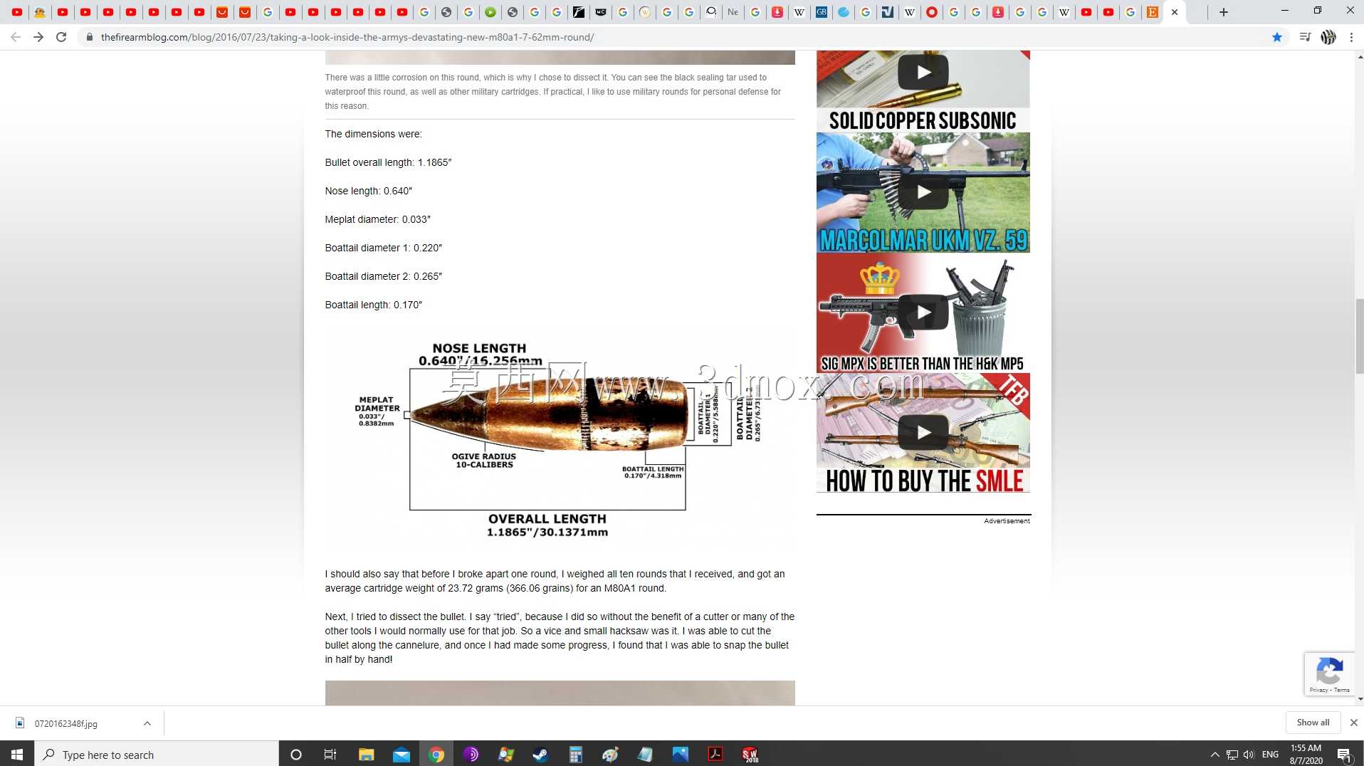 M855A1 62gr 556NATO��M80A1 130gr 762NATO��M80A1 150gr