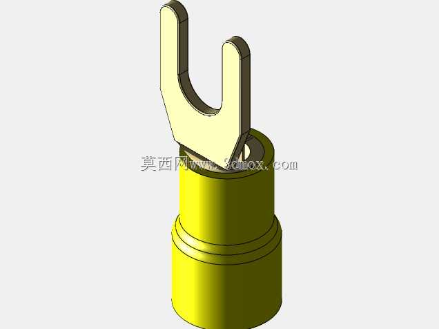 绝缘铲形端子(黄色)