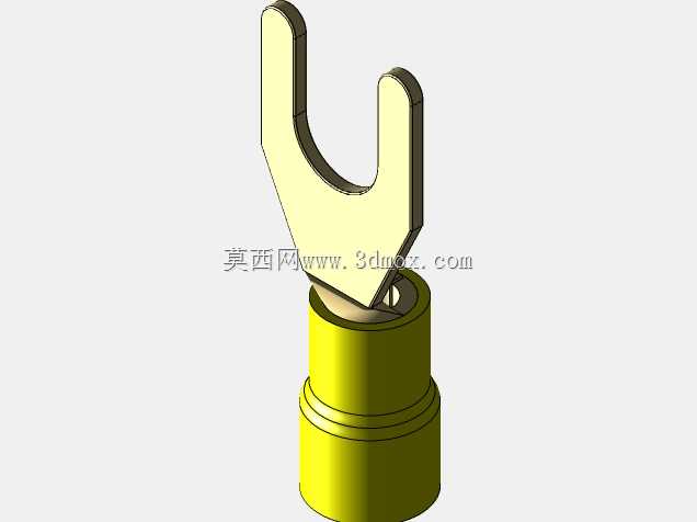 绝缘铲形端子(黄色)