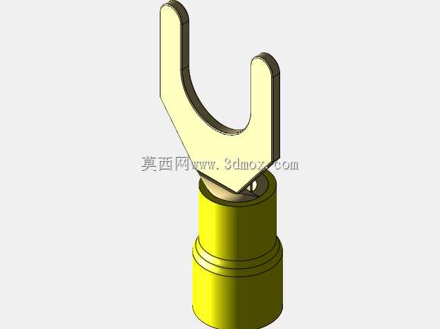 绝缘铲形端子(黄色)