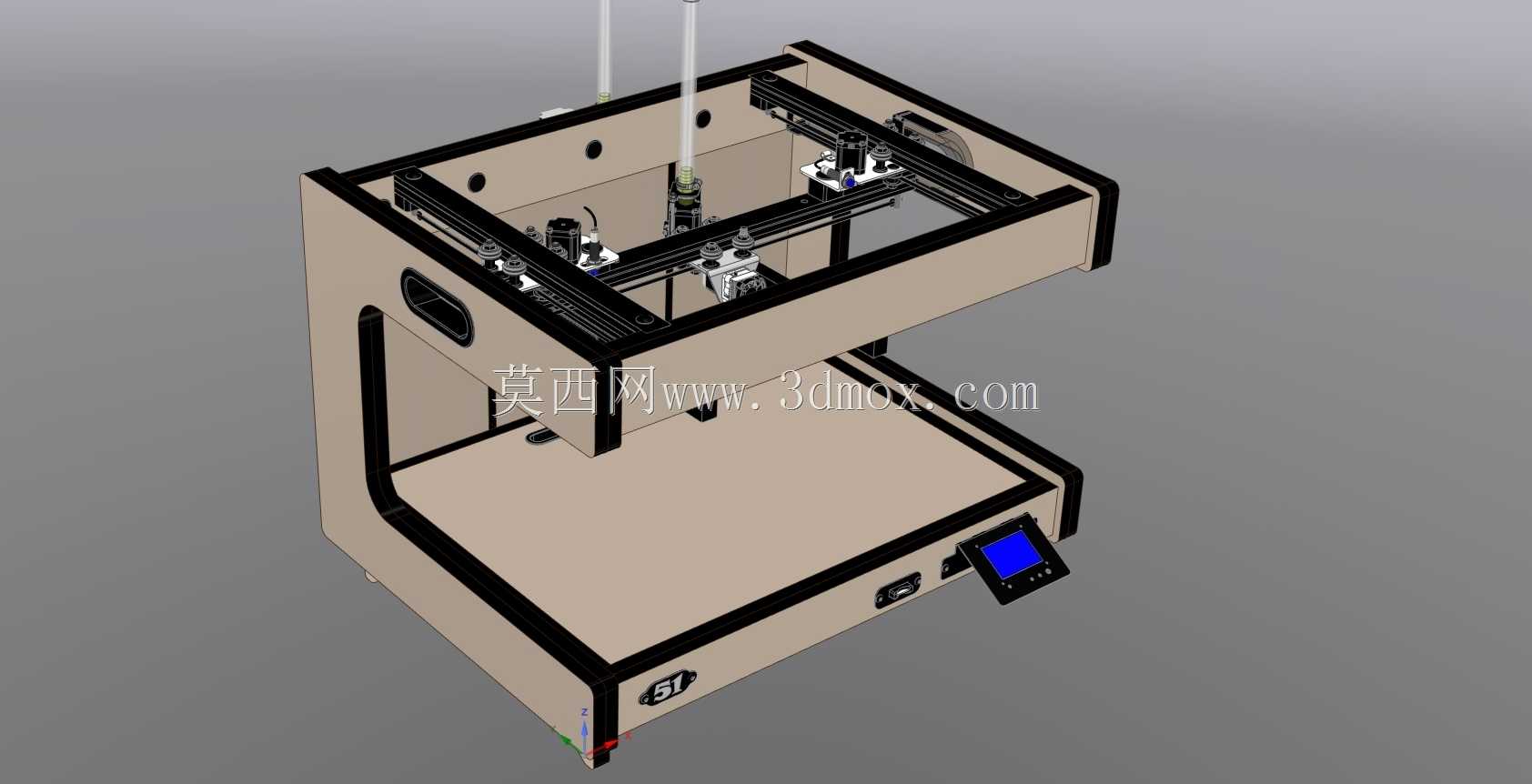 3D打印机051-大-500x320x200mm构建体积