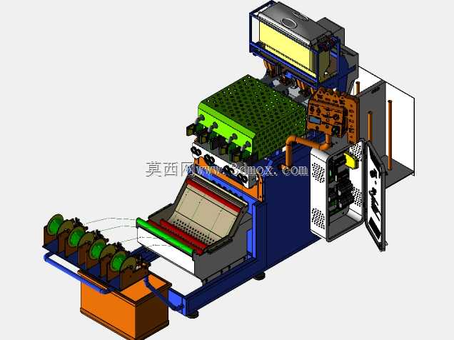 四输出3d打印机灯丝生产挤出机。