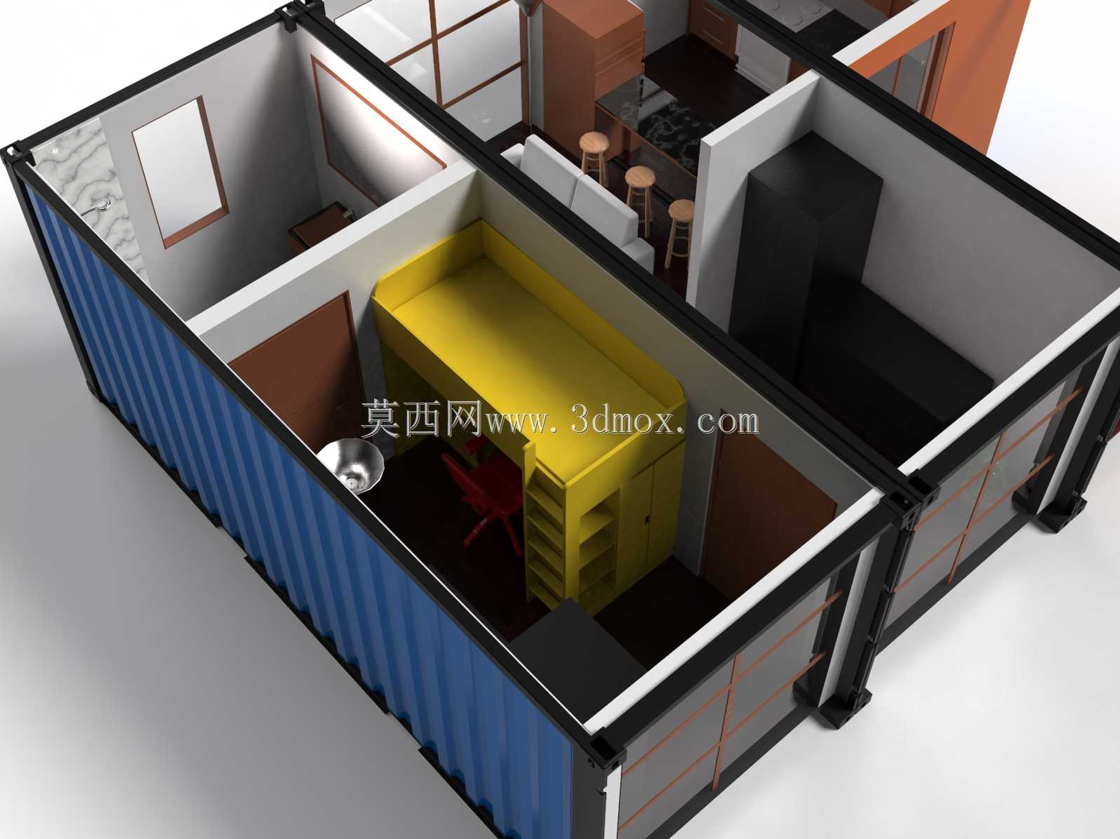 集装箱房-3x20“