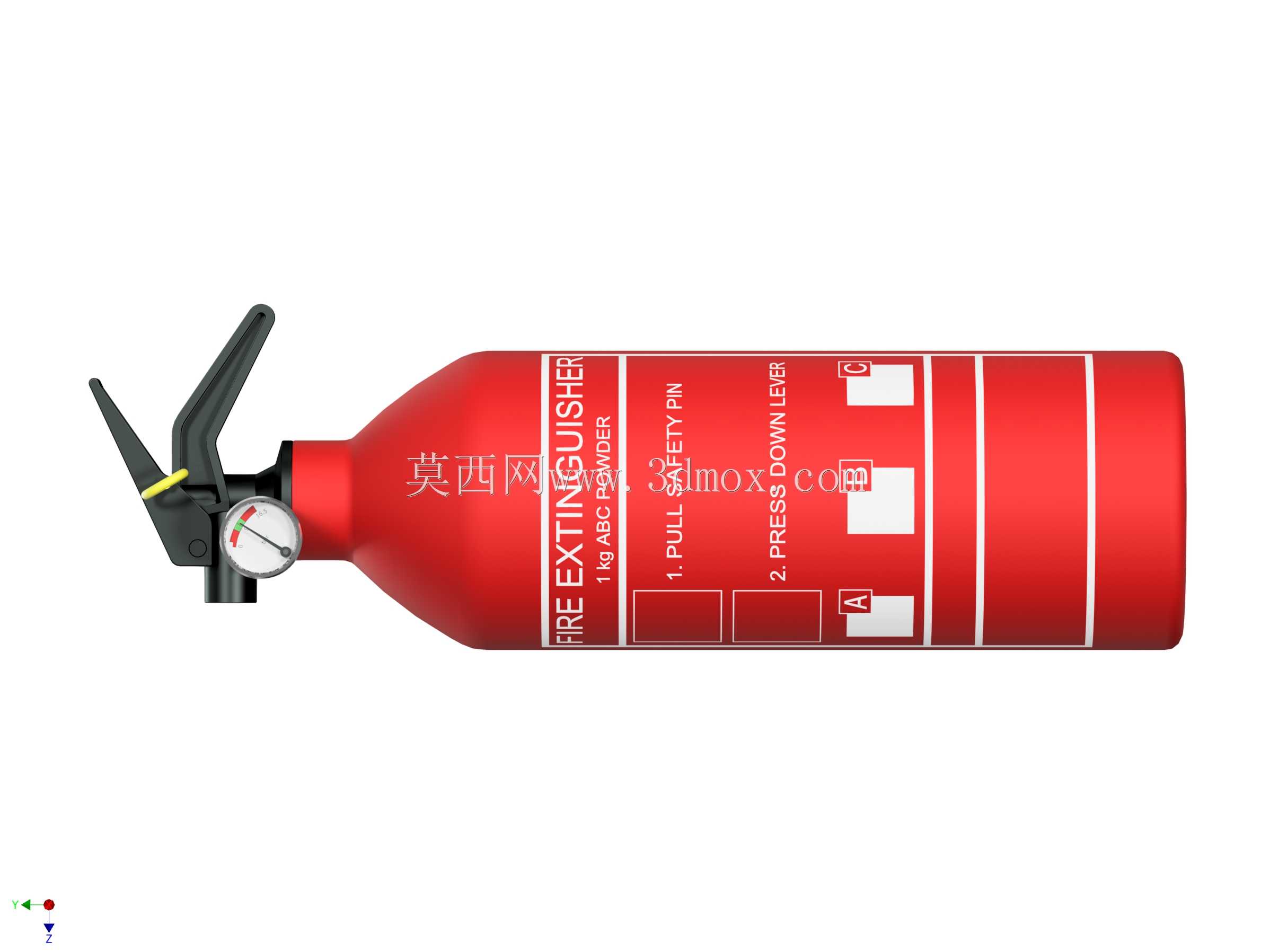 灭火器1 kg(荷兰语-英语-法语-德语)(第1个,共3个)