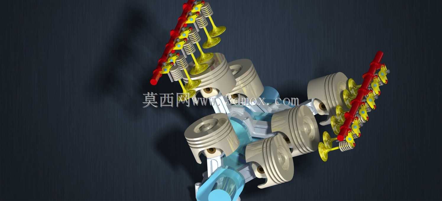 Catia环境下的V6发动机设计