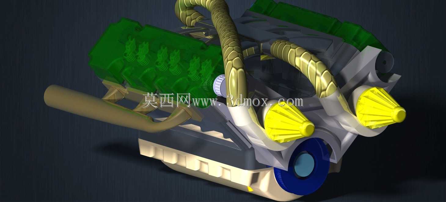 Catia环境下的V6发动机设计